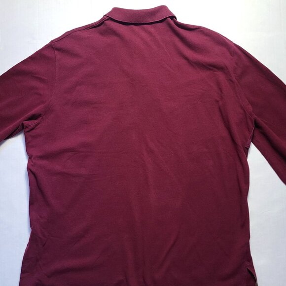 Vintage Polo Ralph Lauren LS Top Men's 2XL Dual Match Big Pony Leather Polo - Picture 7 of 11